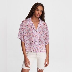 Rag & Bone Reed Floral Button Down Shirt